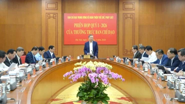 Tổng Bí thư Tô Lâm chủ trì phiên họp Ban Chỉ đạo hoàn thiện thể chế pháp luật