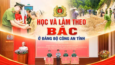 Học và làm theo Bác ở Đảng bộ Công an tỉnh