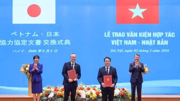 Việt Nam, Nhật Bản trao nhiều văn kiện hợp tác quan trọng