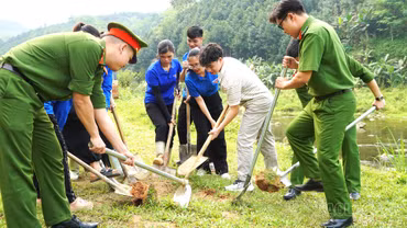 Võ Lao khởi công dự án chiếu sáng đường giao thông nông thôn tại Nậm Mả