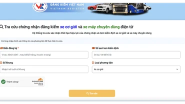 Hướng dẫn tra cứu giấy chứng nhận kiểm định điện tử