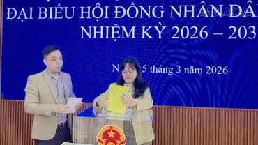 300 đại biểu xã Cốc San được tập huấn công tác bầu cử