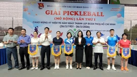 Đoàn Các cơ quan Đảng tỉnh khai mạc Giải thi đấu Pickleball mở rộng năm 2026