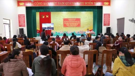 Xã Liên Sơn tổ chức hội nghị tuyên truyền pháp luật nhằm giảm thiểu tảo hôn và hôn nhân cận huyết thống