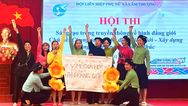 Lâm Thượng tổ chức thành công hội thi sáng tạo trong truyền thông về bình đẳng giới 