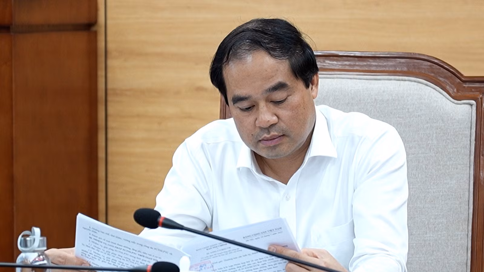 Đồng chí Trịnh Xuân Trường, Bí thư Tỉnh ủy, Chủ tịch HĐND tỉnh, Trưởng Ban Chỉ đạo Phòng chống tham nhũng, lãng phí tiêu cực tỉnh Lào Cai.