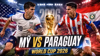 Kênh xem trực tiếp Mỹ vs Paraguay lúc 8h (13/6) World Cup 2026
