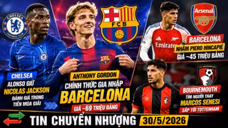 Tin chuyển nhượng hôm nay (30/5): Chelsea xác định tương lai Nicolas Jackson