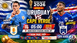 Nhận định Uruguay vs Cape Verde 5h 22/6: Khó thắng dễ