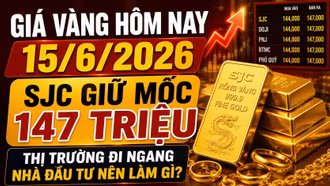 Giá vàng hôm nay 15/6: Giá SJC, BTMC, PNJ, DOJI đầu tuần có tăng?