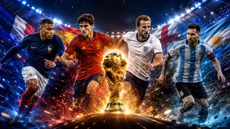 Tỷ lệ vô địch World Cup 2026 trước bán kết theo siêu máy tính dự đoán?