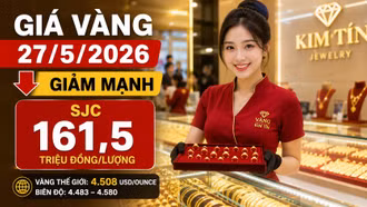 Giá vàng hôm nay 27/5: Thế giới hạ nhiệt, SJC quay đầu giảm
