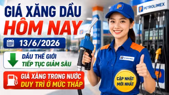 Giá xăng dầu hôm nay 13/6: Dầu thế giới giảm sâu chưa có dấu hiệu dừng lại