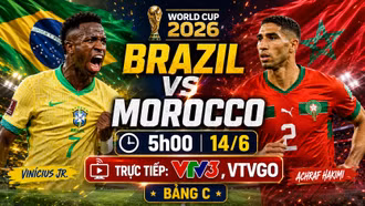 Nhận định Brazil vs Morocco 5h 14/6: Selecao gặp thử thách lớn