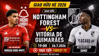 Nottingham Forest vs Vitória: Link xem, đội hình và dự đoán