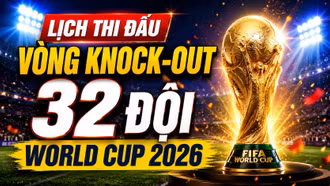 Lịch knock-out 32 đội World Cup 2026 chính thức
