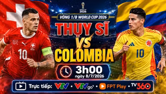 Nhận định Thụy Sĩ vs Colombia 3h ngày 8/7: Luis Diaz tạo khác biệt?