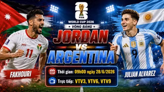 Jordan vs Argentina: Messi dự bị, nhà vô địch vẫn quá mạnh