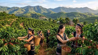 Giá cà phê hôm nay 1/6: Robusta và Arabica cùng lao dốc