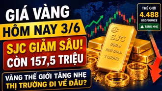 Dự đoán giá vàng SJC, BTMC, DOJI, PNJ và Phú Quý hôm nay 3/6/2026