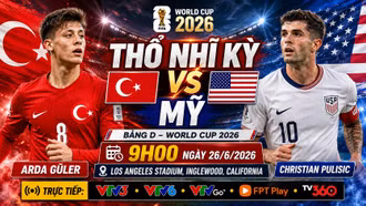 Nhận định Thổ Nhĩ Kỳ vs Mỹ 9h ngày 26/6: Pulisic có trở lại?