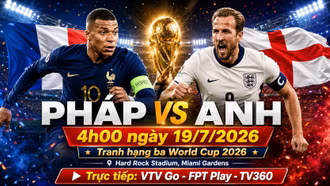 Nhận định Pháp vs Anh 4h ngày 19/7: trận tranh hạng ba World Cup 2026