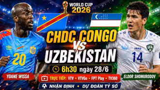 Nhận định Congo vs Uzbekistan 6h30 ngày 28/6: Cơ hội cuối ở bảng K