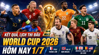 Kết quả, lịch thi đấu World Cup 2026 hôm nay 1/7: Pháp thắng lớn, Na Uy hẹn Brazil