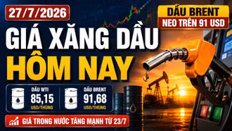 Giá xăng dầu hôm nay 27/7/2026: Dầu thế giới neo cao