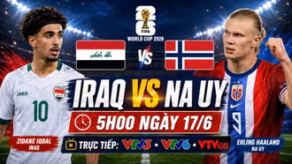 Nhận định Iraq vs Na Uy 5h 17/6: Chờ sức mạnh của Haaland