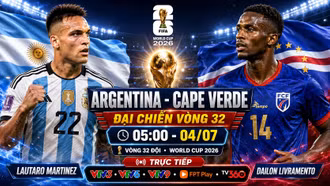 Phân tích dự đoán đội hình xuất phát trận Argentina vs Cape Verde