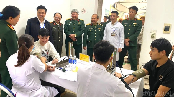 Lào Cai khám tuyển nghĩa vụ quân sự năm 2026 đảm bảo chặt chẽ, công bằng