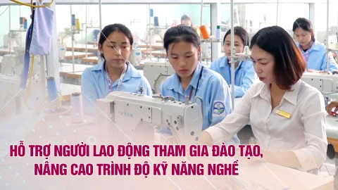 Hỗ trợ người lao động tham gia đào tạo, nâng cao trình độ kỹ năng nghề