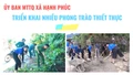 Ủy ban MTTQ xã Hạnh Phúc triển khai nhiều phong trào thiết thực