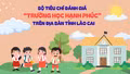Bộ tiêu chí đánh giá “Trường học hạnh phúc” trên địa bàn tỉnh Lào Cai