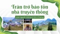 Trăn trở bảo tồn nhà truyền thống của người Mông ở Sín Chéng