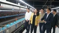 Phó Bí thư Tỉnh ủy, Chủ tịch Ủy ban MTTQ Việt Nam tỉnh Giàng Thị Dung thăm Nhà máy ươm se tơ tại xã Trấn Yên