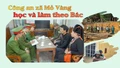 Công an xã Mỏ Vàng học và làm theo Bác