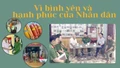 Vì bình yên và hạnh phúc của Nhân dân