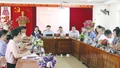 Các đại biểu dự hội nghị tại điểm cầu tỉnh Lào Cai.