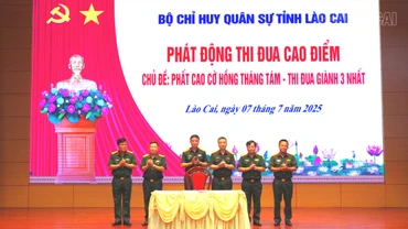 Bộ CHQS tỉnh sơ kết công tác quân sự, quốc phòng, biên phòng 6 tháng đầu năm 2025