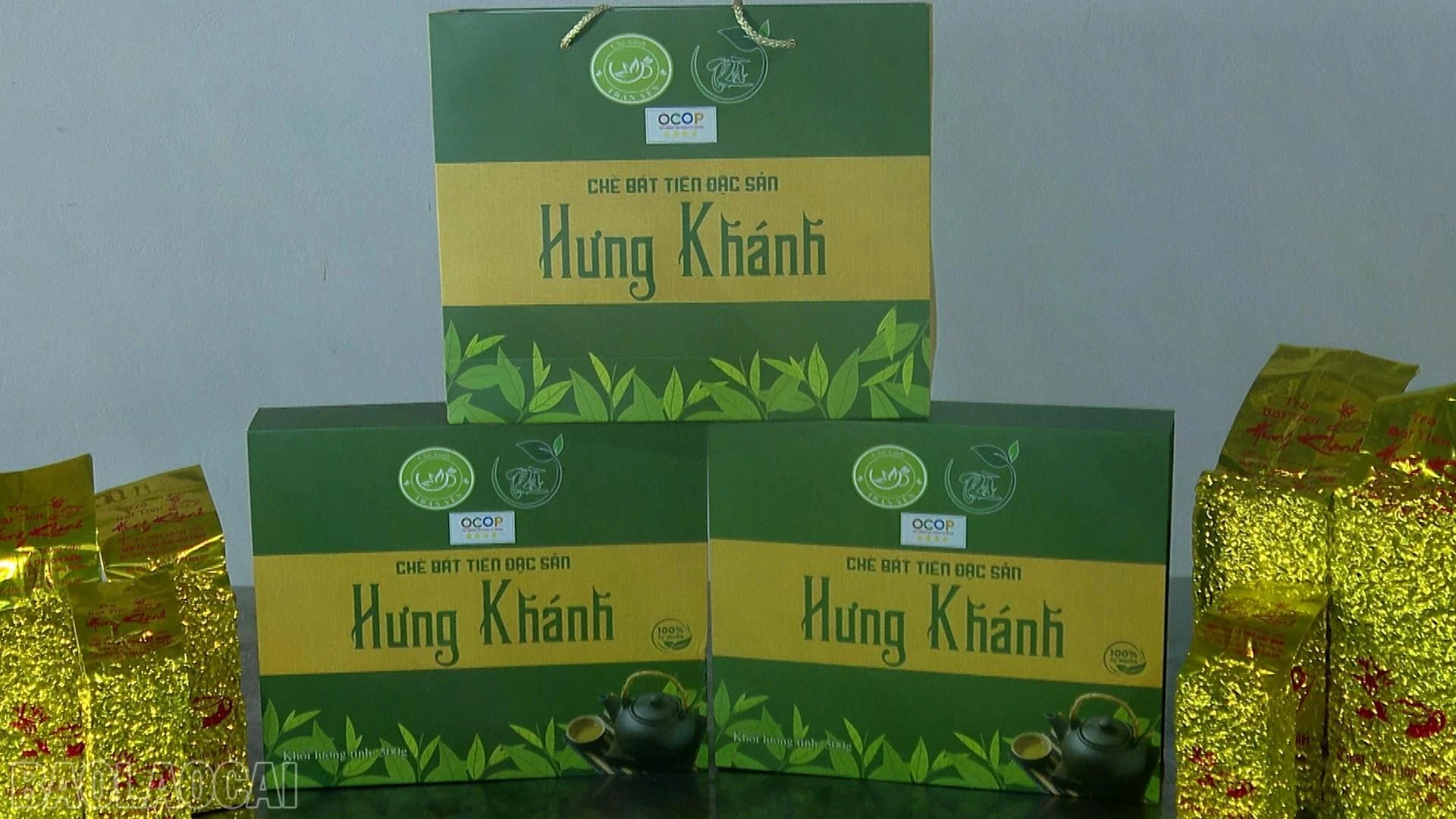 Sản phẩm chè Bát Tiên đặc sản Hưng Khánh được cấp chứng nhận OCOP 4 sao.