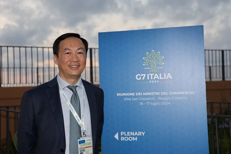 Đại sứ đặc mệnh toàn quyền Việt Nam tại Italia Dương Hải Hưng. (Ảnh: T.V)