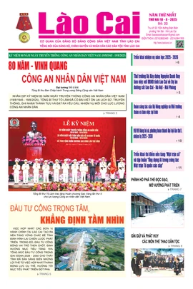 Báo Lào Cai Thường kỳ số 22 ra ngày 18/8/2025