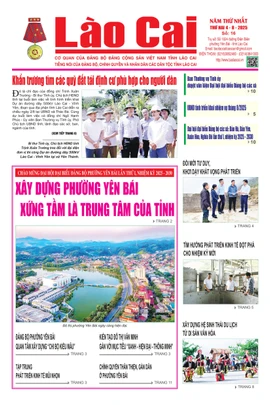 Báo Lào Cai Thường kỳ số 16 ra ngày 4/8/2025