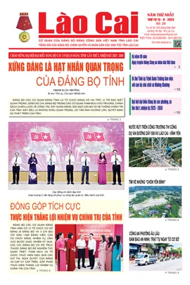 Báo Lào Cai Thường kỳ số 20 ra ngày 13/8/2025