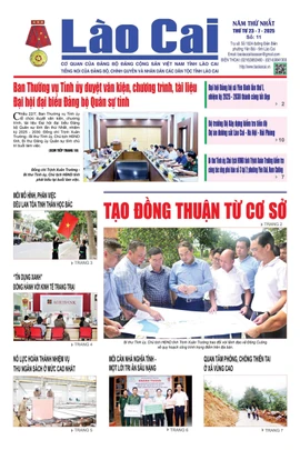 Báo Lào Cai thường kỳ số 11 ra ngày 23/7/2025