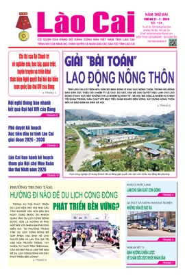 Báo Lào Cai Thường kỳ số 134 ra ngày 27/1/2026