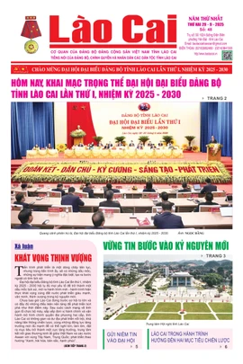 Báo Lào Cai Thường kỳ số 48 ra ngày 29/9/2025 