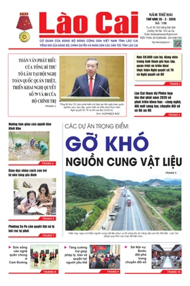 Báo Lào Cai Thường kỳ số 156 ra ngày 26/2/2026